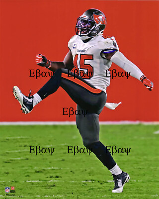 Devin White Tampa Bay Buccaneers 8X10 Photo Reprint