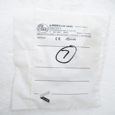 IFM IGC221 Inductive Sensor Threaded Type 10...30 DC PNP New