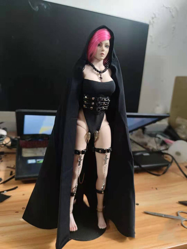 1/6 Female Doll Such as BJD, Hot Toys Nun Outfit
