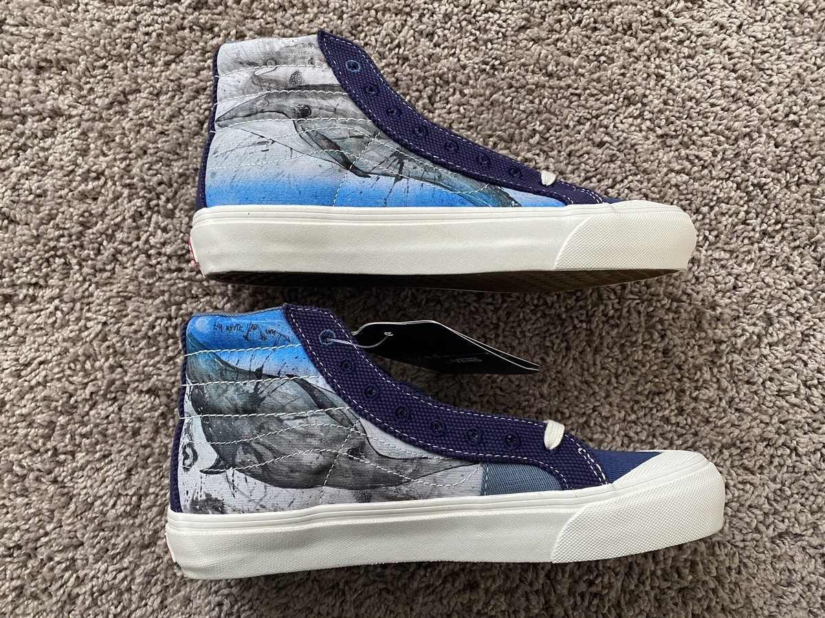 Vans Sk8-Hi OG Ralph Steadman X Style 138 LX Critical Critters Whale Size 10.5 NEW Vans Sk8-Hi OG Ralph Steadman X Style 138 LX Critical  main image 3