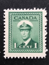 Canada Stamp, 1942, King George VI War Issue, Scott # 249, Mint NH, Lot # 42A1D3