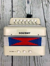 Kids Toy Accordian Mini Musical Instruments 10 Keys Button for Kids Beginners