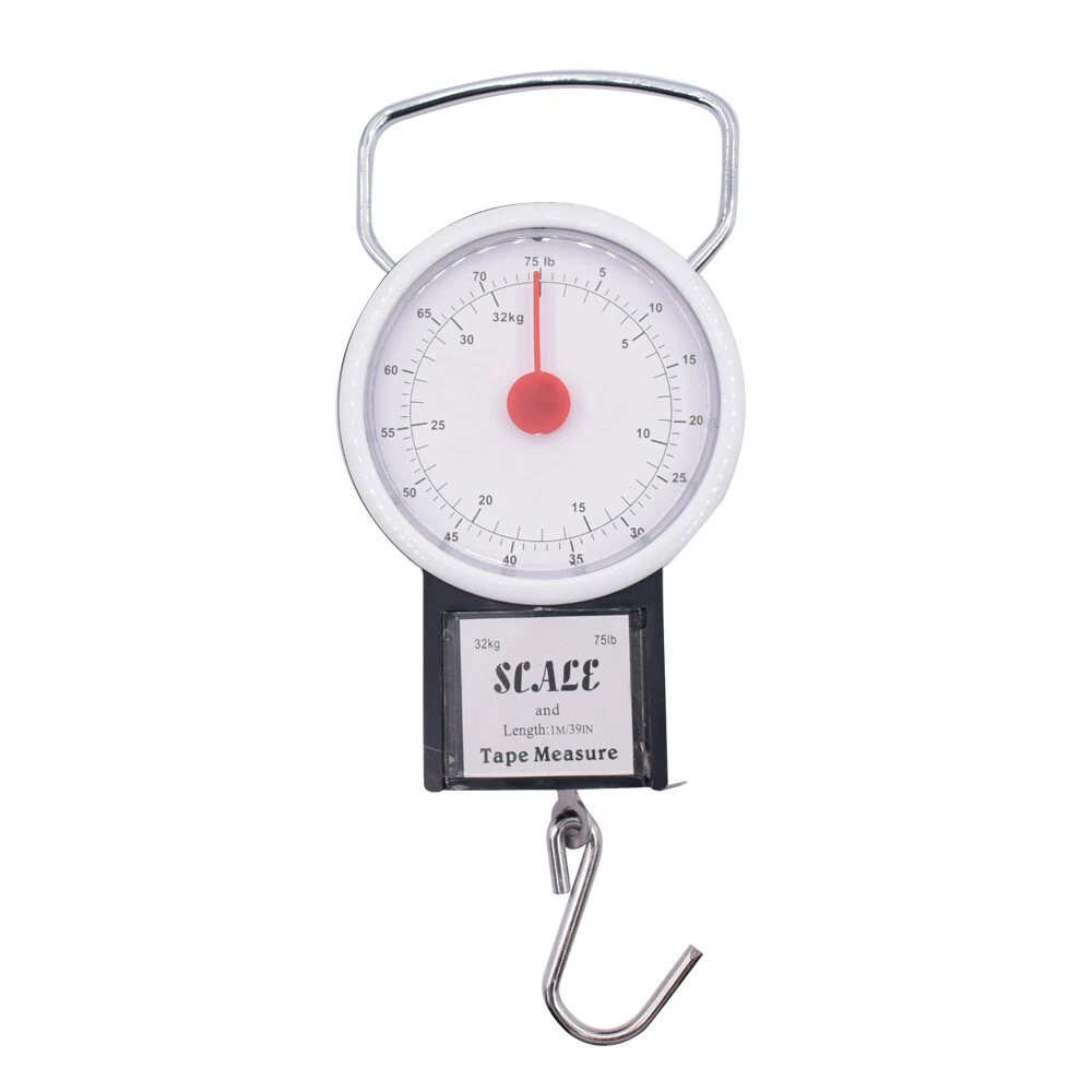 Weighing Scale Baggage Luggage Suitcase Portable Travel Hook 32Kg Weight  Tool