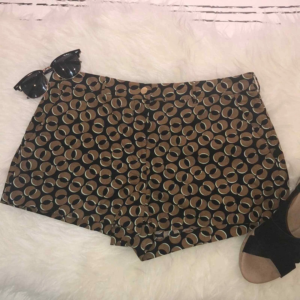 Pantalones Cortos Alane By Diane Von Furstenberg Marrón Tostado Pana Claro Para Mujer Talla 6 Foto 4 de 4