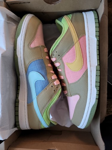 Size 9M/10.5W - Nike Dunk Low Sun Club Orange/gold DM0583-800 | eBay