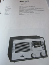 Schema elettrico N radio Siemens A 60 1956
