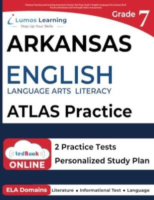 Arkansas Teaching and Learning Assessment System Test Prep: Grade 7 Engli - GOOD