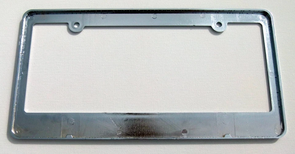 Mason Masonic flag plastic chrome plated Car License plate frame holder TB Foto 2 de 2