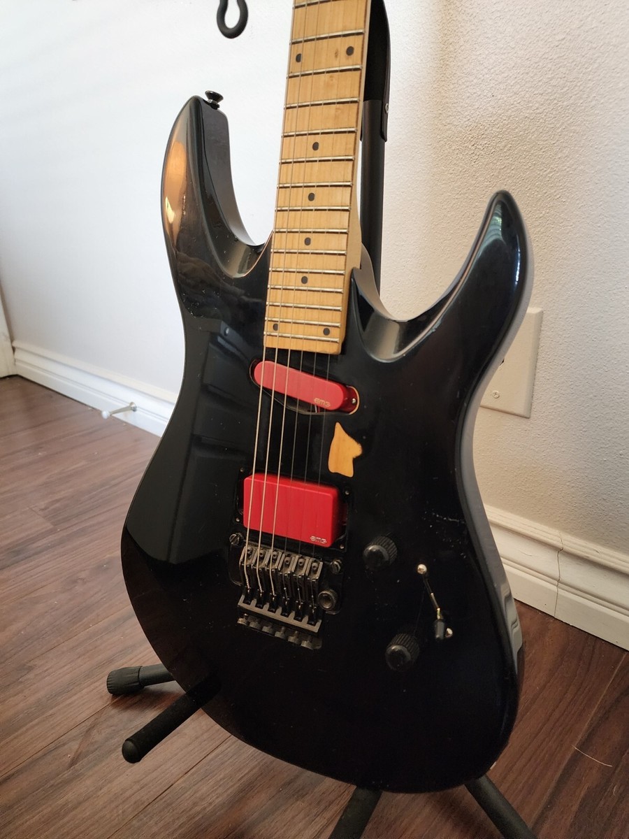 YAMAHA RGZ series　黒 Yamaha RGZ Series Guitar, 1988, Japan, Black, EMG Pickups