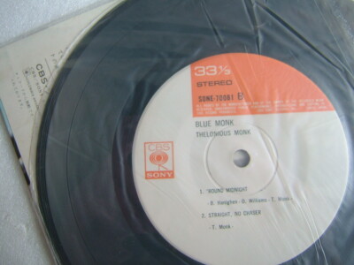モンクズブルース　レコード THELONIOUS MONK BLUE MONK / JAPAN 7INCH PS CLEAN COPY | eBay