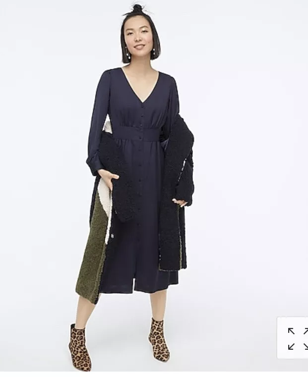 Navy a deals line midi dress