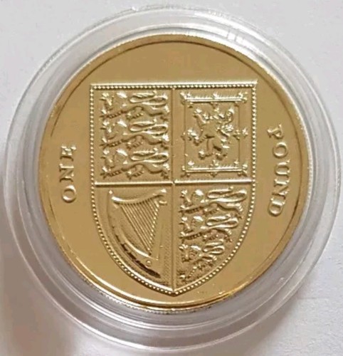 2014 shield of the royal arms one pound 1 coin uncirculated.