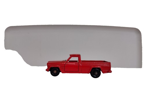 ミニカー MATCHBOX No.71 JEEP GLADIATOR PICK-UP Matchbox #71 JEEP GLADIATOR Pickup Truck black plastic wheels