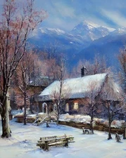 Stunning Abstract Landscape Limited Edition Art Print | Signed Art Collectible