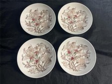 4 Ben Gross Company Eamie Vine Fruit or Cereal Bowls Hand Painted