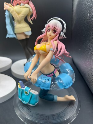 Super Sonico Close Coverage On Daily Life Special Figure Lot 4 Set