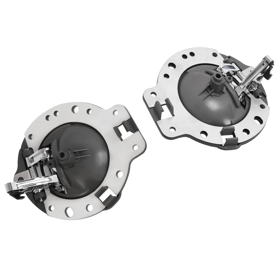 For Jeep Commander 2006-2010 Gray & Chrome Inside Inner Door Handle 2PCS Foto 3 de 4