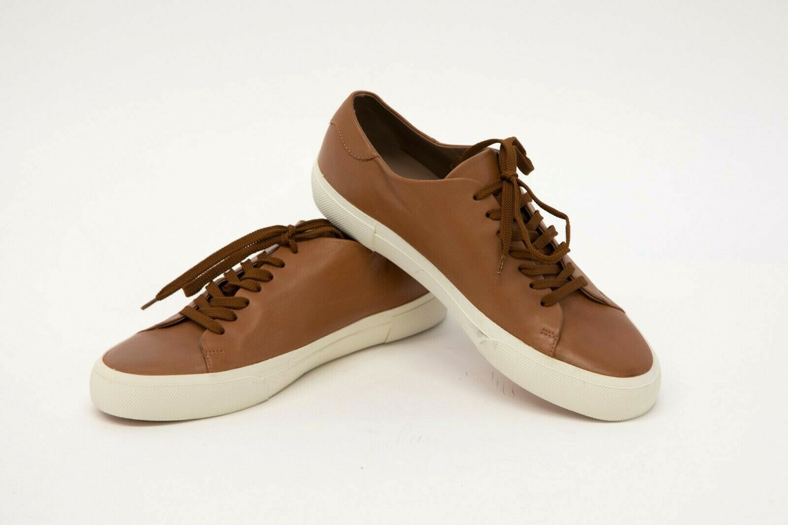 NWOB Brunello Cucinelli Men's 100% Leather Metallic Logo Sneakers 42/ 8.5US  A211 | eBay