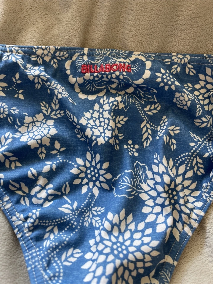 Billabong Girls Blue Floral High Neck Bikini & Shein Lavender one-piece Size 10 - Image 3 of 4