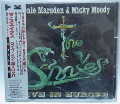 THE SNAKES Live In Europe PROMO Whitesnake JAPAN CD PCCY-01318 NEW