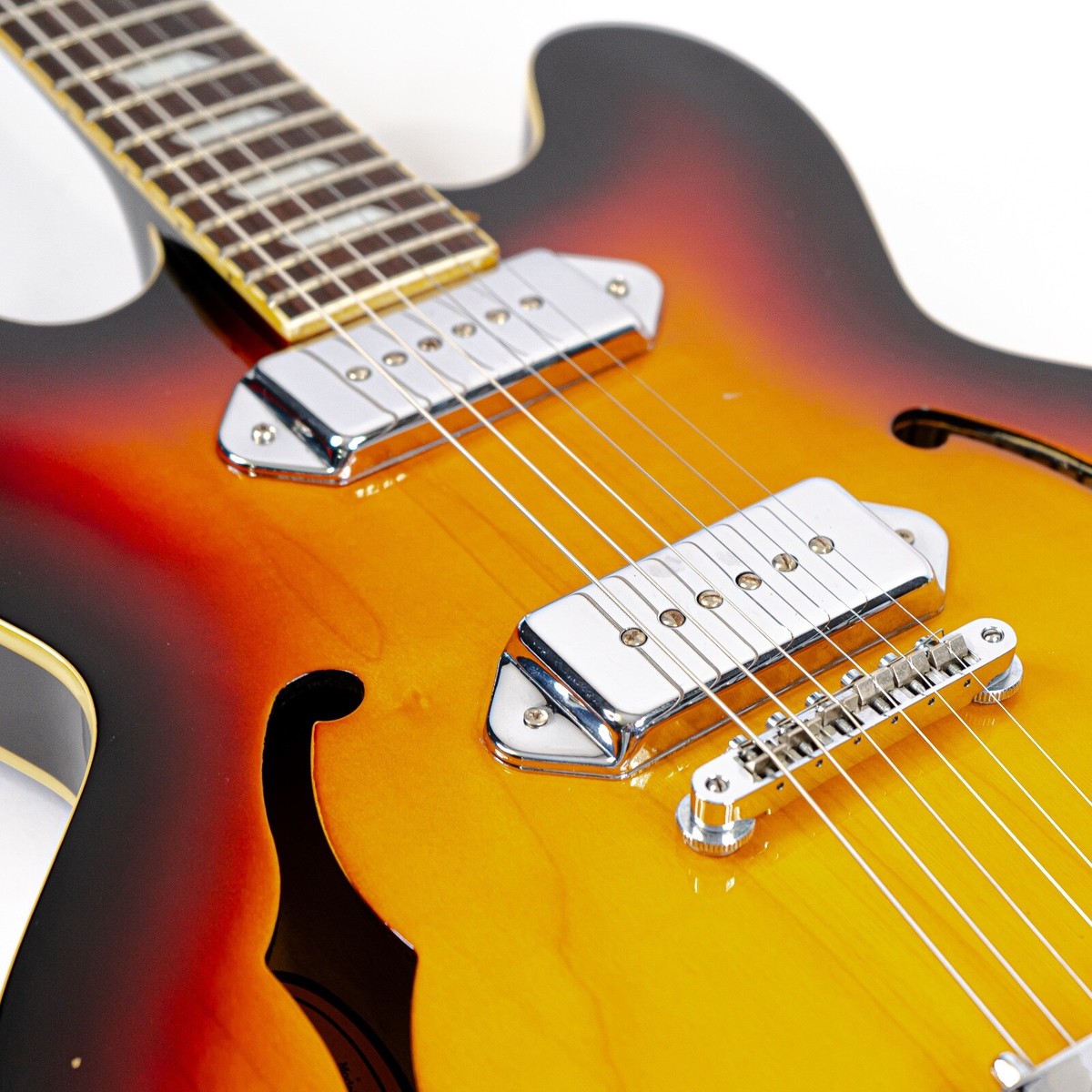 2000 Epiphone Casino VC Peerless-Made Sunburst w/ Dog Ear P90