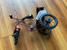 Wrought Iron Rickshaw model bicycle red and black — photo 3