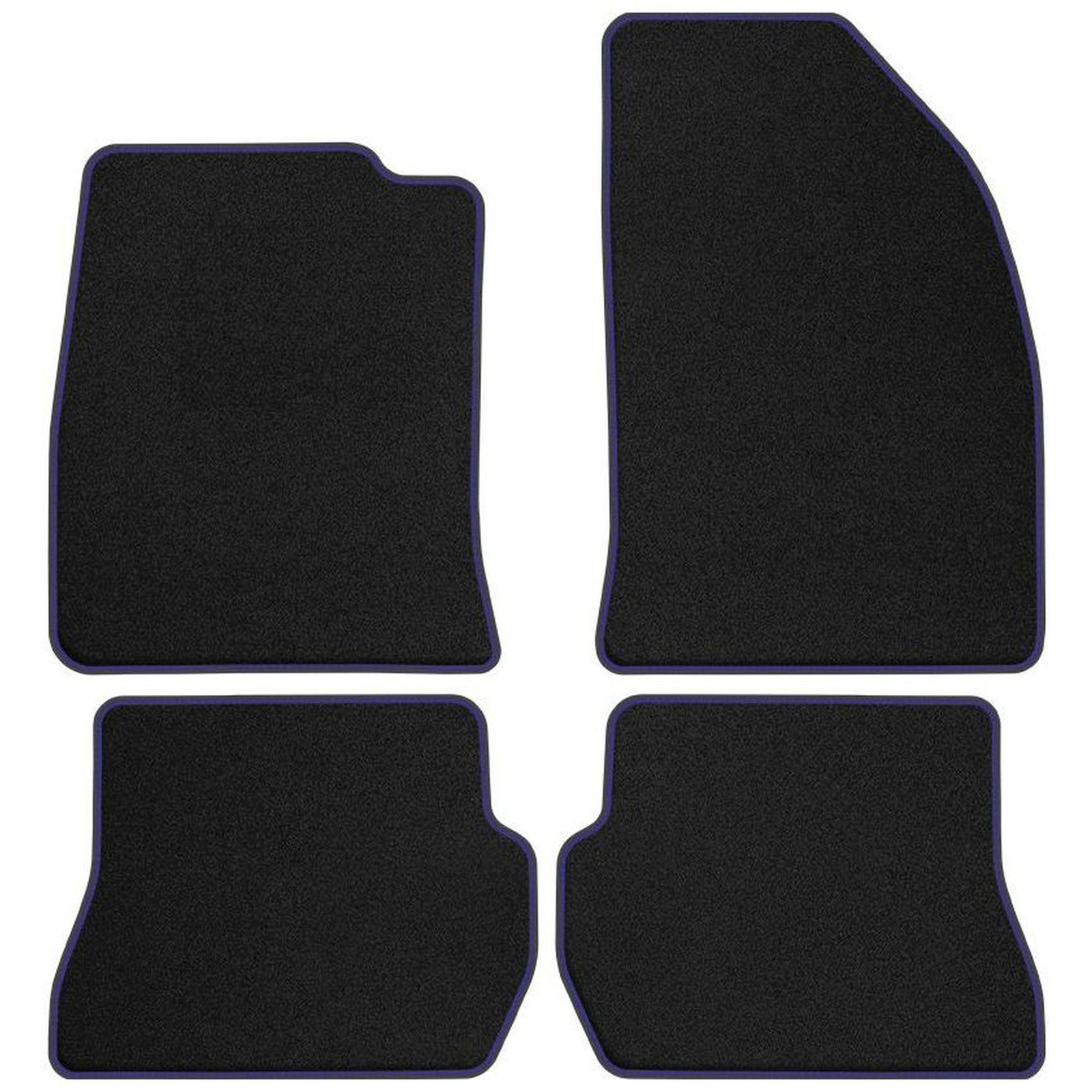 Jeu tapis de sol velours bleu auto Ford Fiesta V 2002 2003 2004 2005