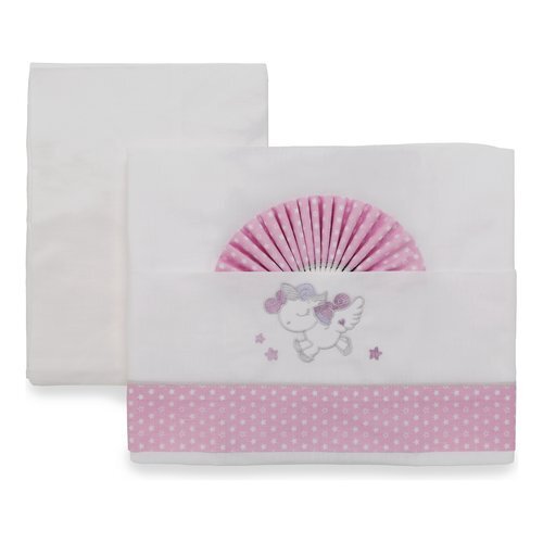 Lenzuola Italbaby per Lettino Neonato Rosa Unicorn