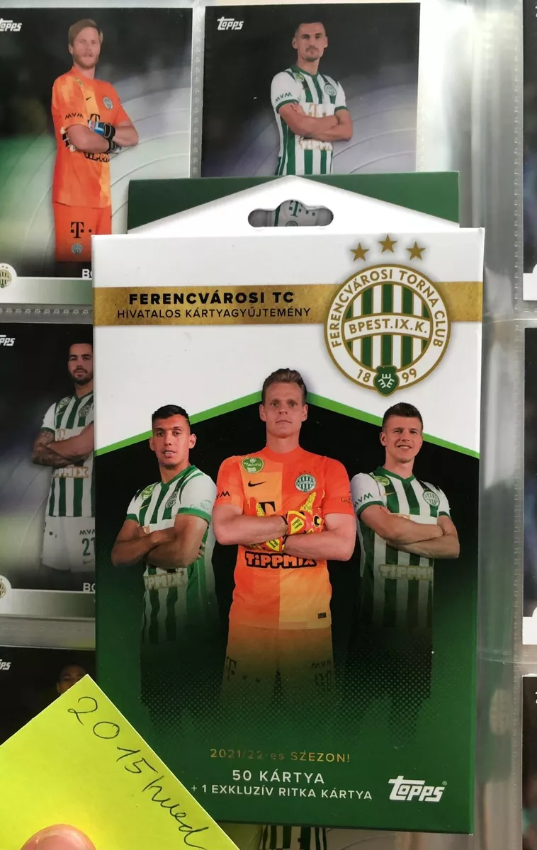 Topps Official Team set 2021/22: 50 Exclusive Cards Ferencvarosi