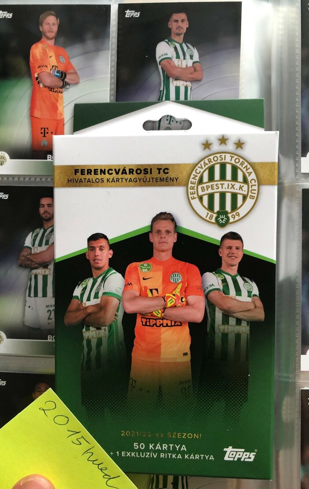 Topps Official Team set 2021/22: 50 Exclusive Cards Ferencvarosi Ferencvaros