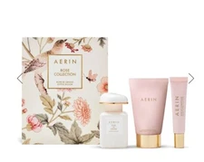 Aerin Rose De Grasse Joyful Bloom Holiday Gift Set Perfume & Body Cream & Lip