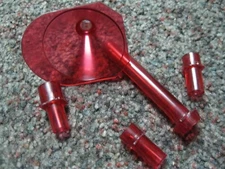 Used MTM Powder kit Funnel, Nozzels & Plastic Drop Tube