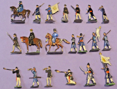 59 Figurines étain Heinrichsen - Boxers Chinois - 55 Jours De Pékin - 1:60 - Occasion