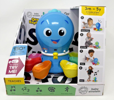 Baby Einstein Go Opus Go 4-in-1 Crawl and Chase Baby Learning Toy