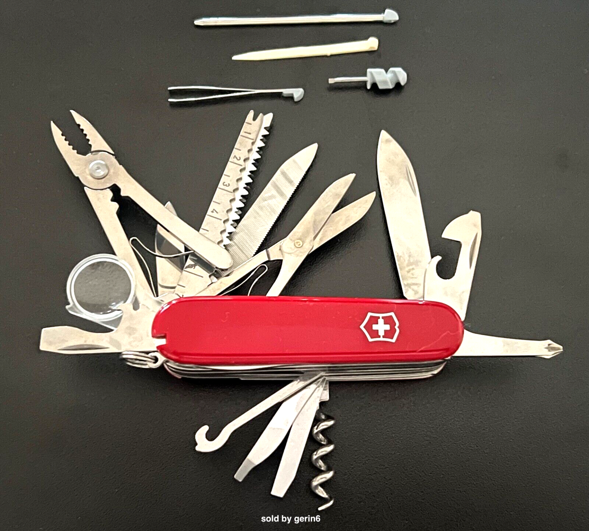Swiss Army Original Knife, Red Swisschamp, Victorinox 1.6795, New