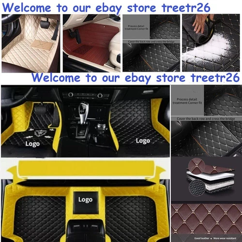 Fit For Toyota Corolla Car Floor Mats Luxury Custom Waterproof Auto Carpets Pads - Picture 7 of 37