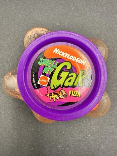 Nickelodeon SMELL MY GAK  PIZZA Mattel VERY RARE Made USA Mattel 1992 TMNT