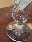 Pristine Waterford Seahorse Candle Holder 12" New Sticker — photo 2