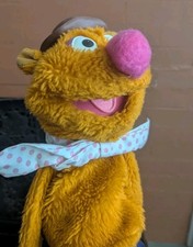 Vtg 80s 1978 Muppets Fozzie Bear Hand Puppet #861 Fisher Price Jim Henson