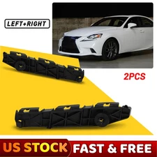 2PCS LH & RH For Lexus IS250 IS350 2006-15 Right+Left Side Front Bumper Brackets