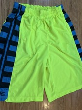 Nike dri-fit elite youth Fluorescent Yellow basketball shorts size XL w/pockets