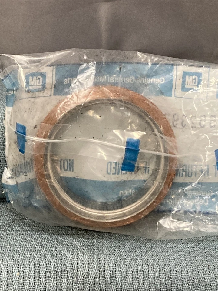 NEW GENUINE GM 25523937 GASKET, EXHAUST PIPE TO MANIFOLD GR 3.611 - Image 2 of 2