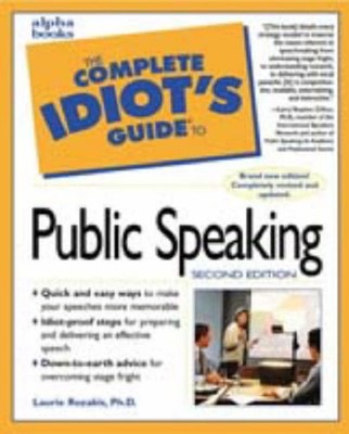 Public Speaking Paperback Laurie, Rozakis, Laurie E. Rozakis