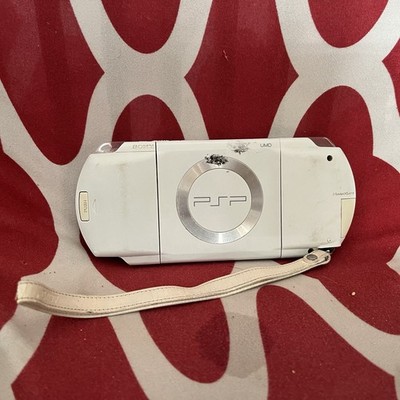 Sony PSP White Handheld Console UMD Compatible Headphone Jack