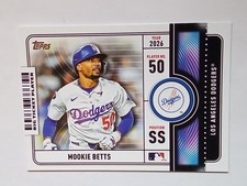 2026 TOPPS MOOKIE BETTS BIG TICKET PLAYER INSERT #BTP-8