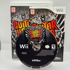 Guitar Hero: Warriors of Rock (Nintendo Wii, 2010) Complete CIB With Manual