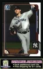 2015 Bowman Draft Chrome #44 Jeff Degano New York Yankees