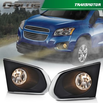 Fits For 2015-2016 Chevy Trax LS LT LTZ Clear Fog Lights Bumper Lamps Left+Right