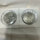 Lot 2 Walking Liberty Half Dollar 1942 1947 90% Silver