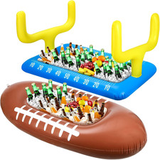 2 Pcs Inflatable Football Drink Cooler Football Party Decoration Inflatable Fiel